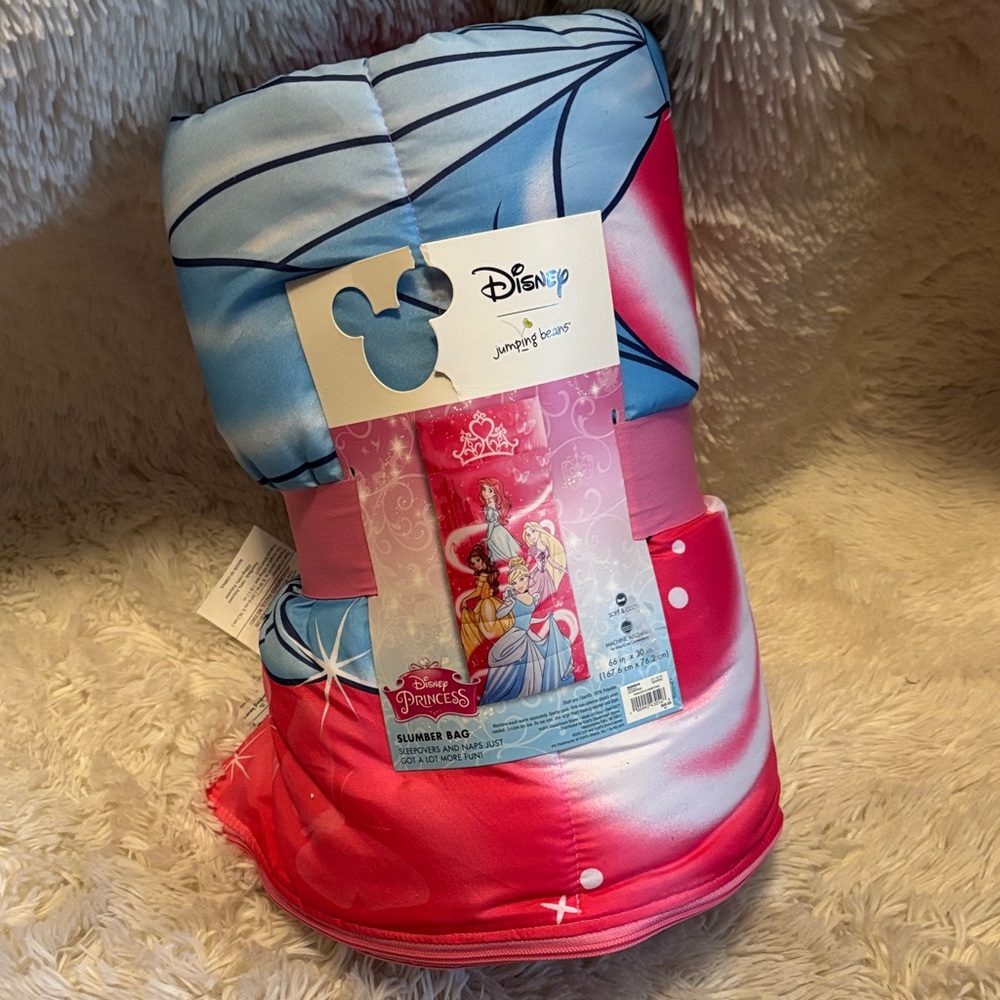 Disney Princess Pink and Blue Sleeping Bag